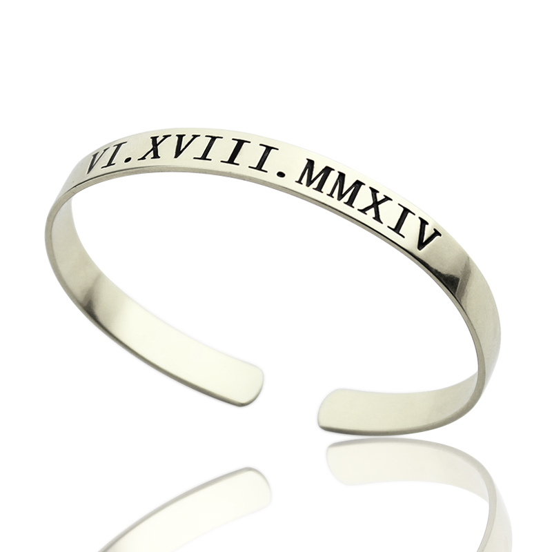 personalized-roman-numeral-bracelet-sterling-silver-roman-number-bangle-date-bracelets