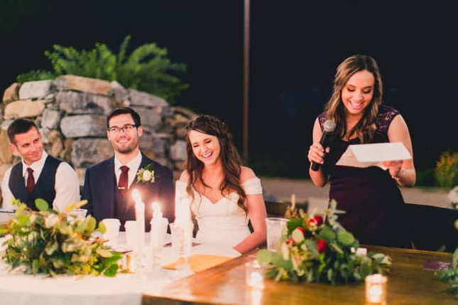 what to say in a wedding speech bridesmaid